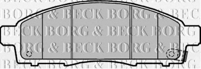 BORG & BECK bbp2189 -  Комплект тормозных колодок, дисковый тормоз